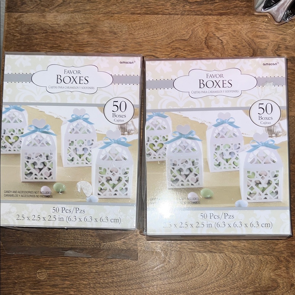 Wedding favor boxes